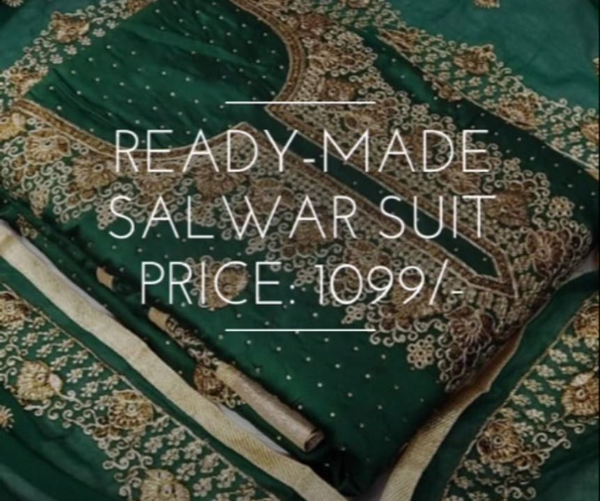 Already stitched .,salwar suit, partywear stone work uploaded by Suravi's Kundan Fashion  on 6/16/2020