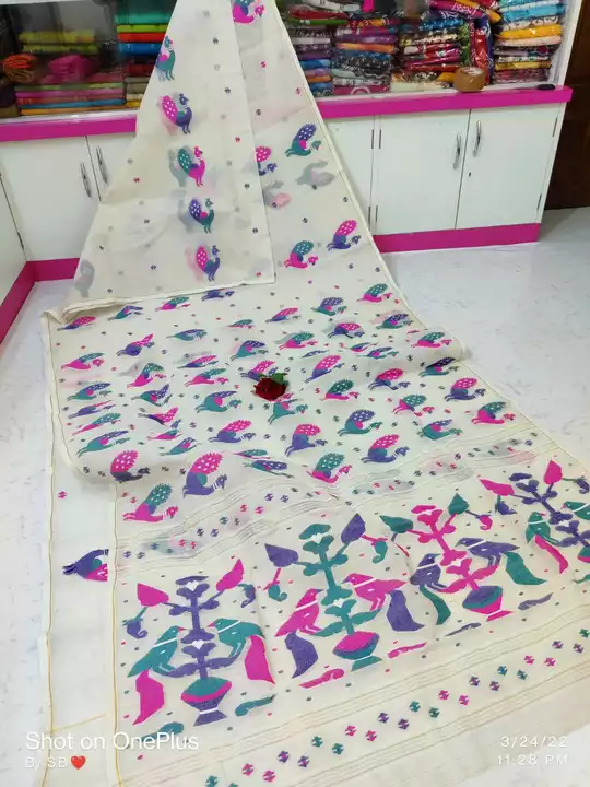 Most demanding cotton jamdine saree  uploaded by business on 5/3/2022
