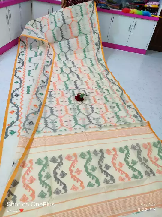 Most demanding cotton jamdine saree  uploaded by R D S saree center on 5/3/2022