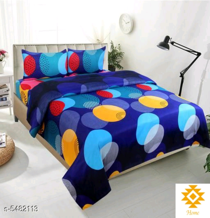 Sana Modern Polycotton 90 X 90 Double Bedsheets uploaded by Rupmahal on 5/3/2022