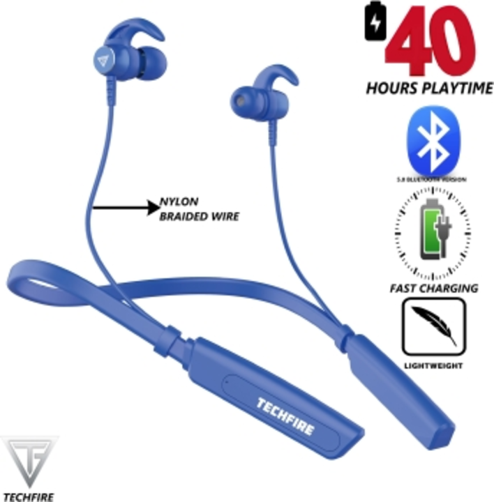 TECHFIRE Fire 500v2 Neckband hi-bass Wireless Bluetooth Headset uploaded by business on 5/3/2022