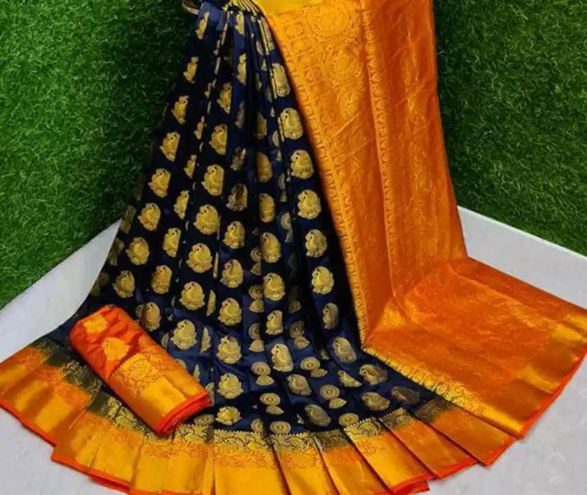 Post image *Aagam Petite Sarees*
Saree Fabric: Kanjeevaram Silk
Blouse Fabric: Kanjeevaram Silk
Pattern: Zari Woven

Sizes: Free Size 
Discount price: 950+$
Cash on delivery available ✅
online payment available ✅