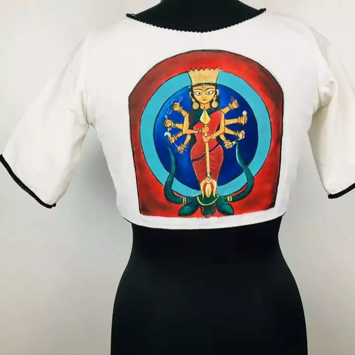 *HAND PAINTED BLOUSE*

 uploaded by MAGA TEXTILES 👕👔👗👘💃👒🎩💍 on 5/4/2022