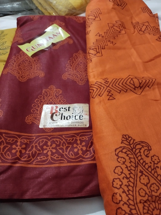 Post image Cotton suit with duppata