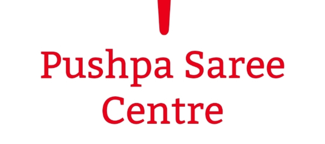 Visiting card store images of Pushpa Saree Centre