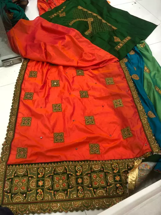 Box party wear saree uploaded by business on 5/4/2022