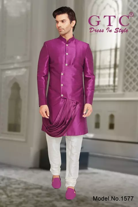 Fashionable GTC- Indo-Western Sherwani uploaded by AMBE COLLECTIONS  on 5/4/2022