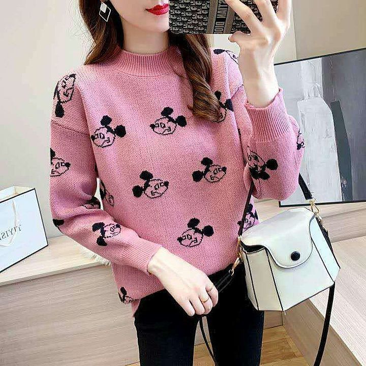 *Beautiful Mickey Sweater* 🥰

*Fabric* -- Sweater
 uploaded by SS COLLECTION on 10/23/2020