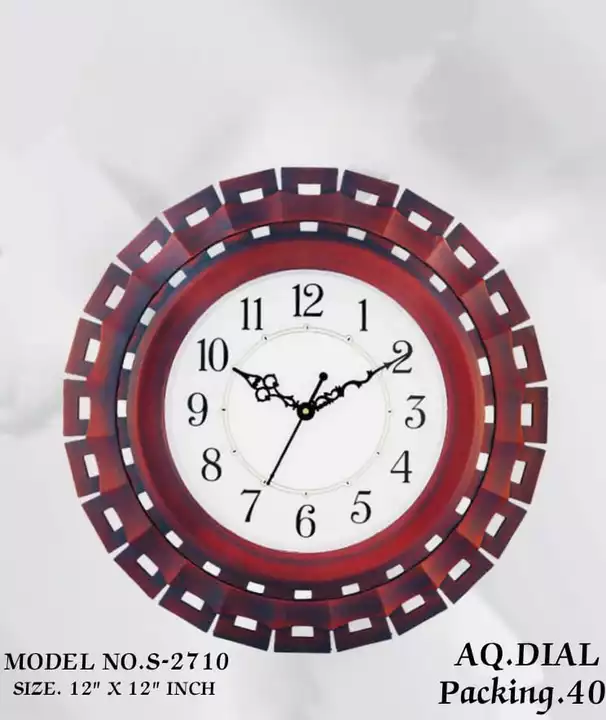 Wall clock 12×12 uploaded by Kalyani Toys on 5/4/2022