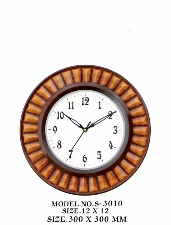Wall clock 12×12 uploaded by Kalyani Toys on 5/4/2022