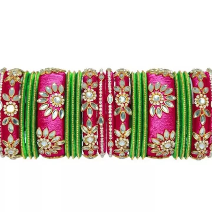 Silk thread bangles  uploaded by business on 5/4/2022