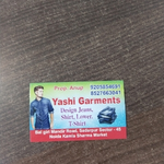 Business logo of Yashi garments