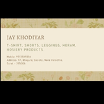 Business logo of Jay khodiyar enterprise