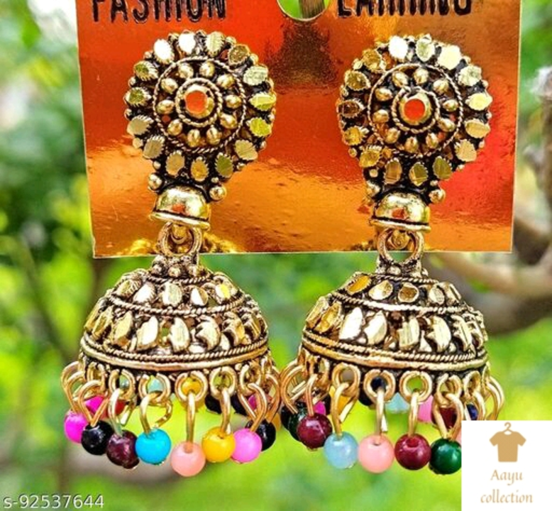 Jhumki earrings uploaded by Aayu collection on 5/4/2022
