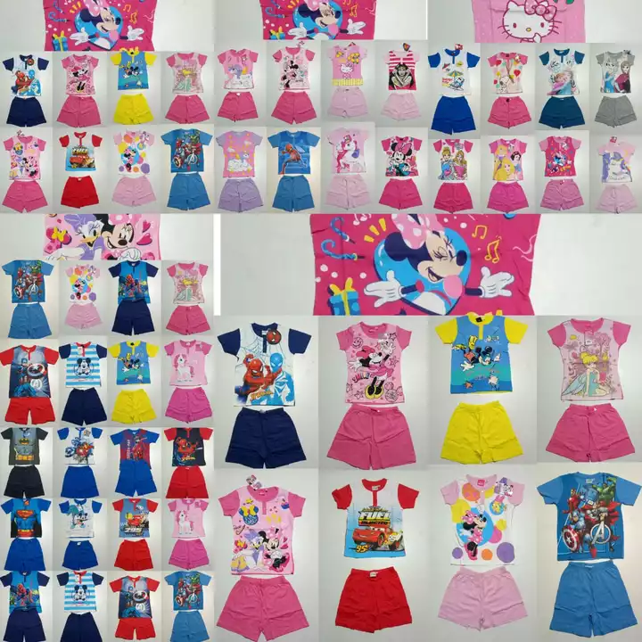 Post image Short sets 2-9 years availableAll are Branded100% cotton 40+ varieties available