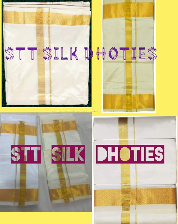Product image with ID: pure-silk-dhoties-a157956b