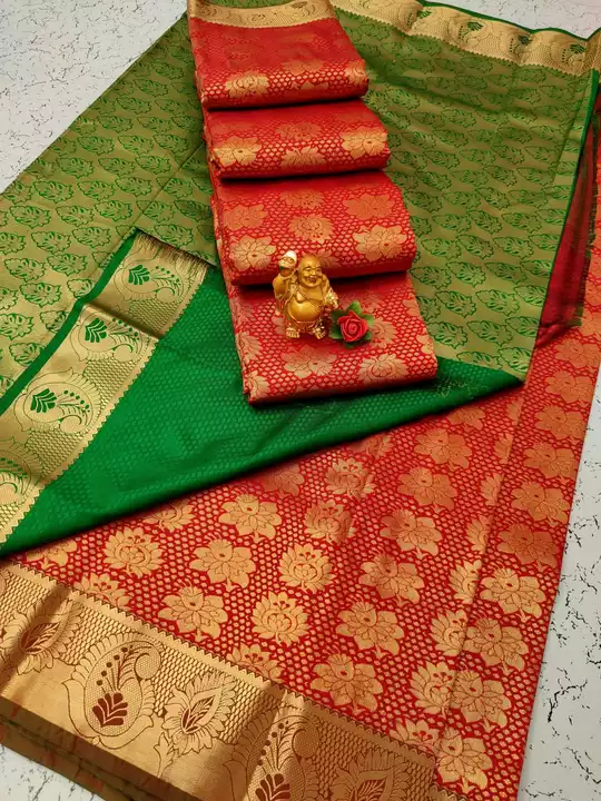 Post image 🧚‍♀️🧚‍♀️🧚‍♀️🧚‍♀️🧚‍♀️🧚‍♀️🧚‍♀️🧚‍♀️🧚‍♀️🧚‍♀️🧚‍♀️🧚‍♀️
*_ELITE BRIDAL PICK &amp; PICK FANCY SILK SAREES_*
👸👸👸👸👸👸👸👸👸👸👸👸

*Samuthrika/vasthrakala style wedding type*

*Bridal silk material (type of pure silk)* 

*Kanchipuram Semi silk Type*

*Real 3D Embosed Body*

*Contrasting Rich pallu with Running blouse*

*Gold, Silvar and copper jari Woven with Matching 110 karizma*

 *Direct manufacturing Price = ₹2199+shipping*

*(Direct manufacture)*

*100% Genuine Quality*

*More Attractive Combination*

*Trendy look border*

*Cloth feel very soft*

 *(Market selling price Above - 4999 plus)*
🧚‍♀️🧚‍♀️🧚‍♀️🧚‍♀️🧚‍♀️🧚‍♀️🧚‍♀️🧚‍♀️🧚‍♀️🧚‍♀️🧚‍♀️🧚‍♀️