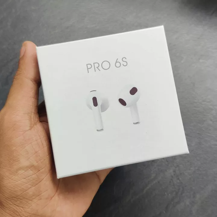 Post image 🟥 PREMIUM INTERNATIONAL QUALITY APPLE AIRPODS 🟥
🟥*APPLE AIRPODS PRO 6SLATEST MUSIC DEVICE* ❣❣ *7A Quality**More magical than ever.*🔥*Now with more talk time, voice-activated Siri access.*
*Apple Airpod Pro 6S with seamless  connectivity❣*
*CHECK VIDEO TO SEE THE POPUP*💯
-Calling features working -Both side sensors working -2 tap pause and play music (Right)-2 tap next music control (Right)-2 tap for siri working (Left)-Sound pure bass performance-High quality sound-with charging case -12 hours battery backup with case backup-Free charging data cable
 🌟💫   *Price 799/-*PLUS FREE CASH ON DELIVERY PLUS FREE SHIPPING* 🌟
🟥   *₹150 ADVANCE COMPULSORY FOR ORDER BOOKING* 🟥