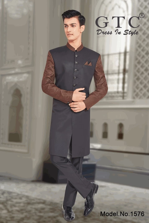 Modish GTC- Indo-Western Sherwani uploaded by AMBE COLLECTIONS  on 5/5/2022