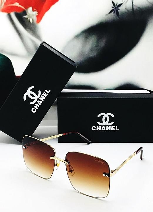 Chanel 2376- Brown D.C Lens Gold Metal Frame Branded Sunglasses uploaded by Pilanta Group on 10/24/2020
