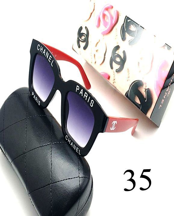 Chanel-2652 Black D.C Lens To Red Polycarbonate Frame Branded Sunglasses uploaded by Pilanta Group on 10/24/2020