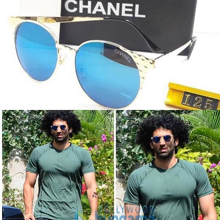 Chanel - 88092 Aqua Blue Lens To Gold Metal Frame Branded Sunglasses uploaded by Pilanta Group on 10/24/2020