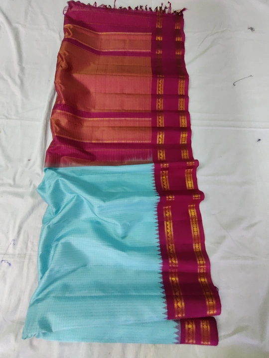 Gadwal handloom sarees  uploaded by Gadwal sarees collection on 5/6/2022