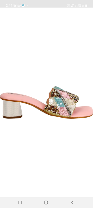 Women pink heels sandal  uploaded by business on 5/6/2022