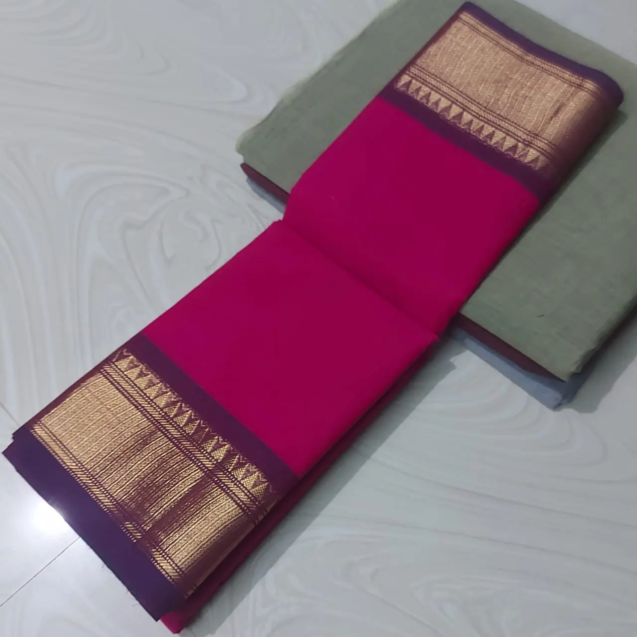 Pure Chettinad Cotton Sarees Collections uploaded by business on 5/6/2022