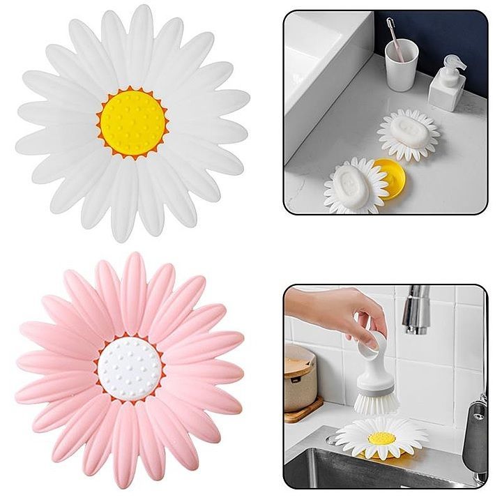 Daisy Flower Shape Soap Holder Dish (Random Color)

 uploaded by Wholestock on 10/24/2020
