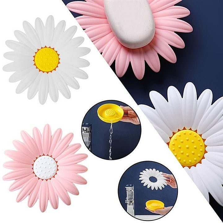 Daisy Flower Shape Soap Holder Dish (Random Color)

 uploaded by Wholestock on 10/24/2020