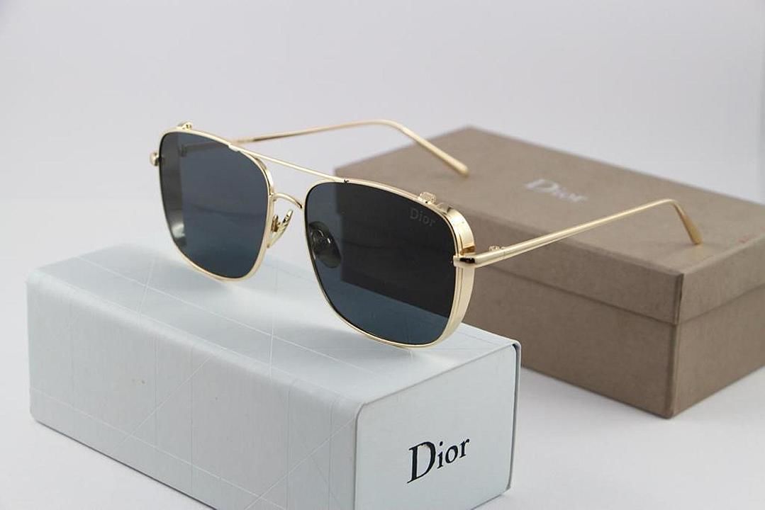 Dior - 0128 Black Lens To Gold Metal Frame Branded Sunglasses uploaded by Pilanta Group on 10/24/2020