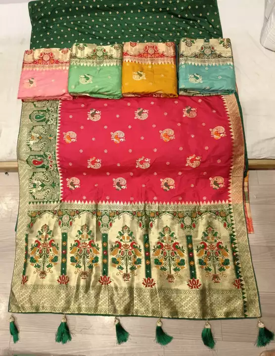 Dola silk sarees uploaded by Shyam fashion on 5/6/2022