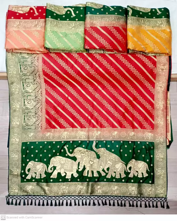 Dola silk sarees uploaded by business on 5/6/2022