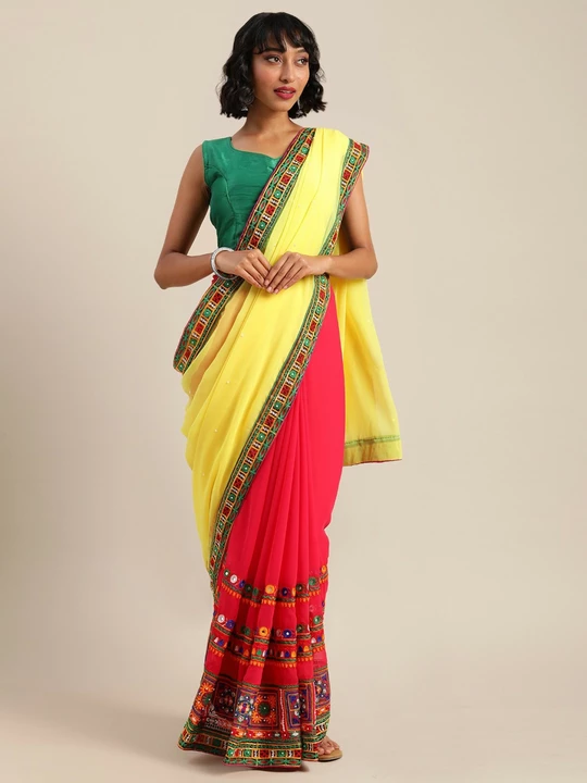 Pretty Embroidered Georgette Saree uploaded by Digital Fashion Trends on 5/6/2022