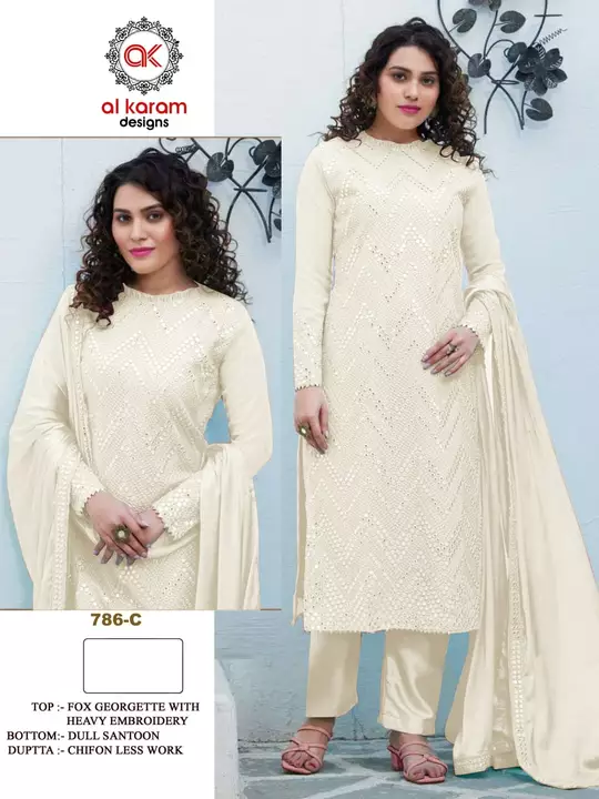Stright Salwar Suit uploaded by Ramaa Fashion on 5/6/2022