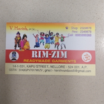 Business logo of Rim zim Ready made garments