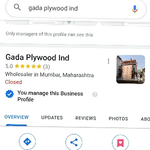 Business logo of Gada Plywood Ind