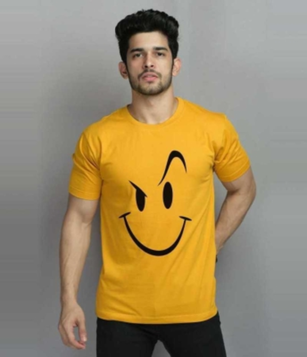 CLOFLIX Printed Men Round Neck Yellow T-Shirt uploaded by business on 5/7/2022