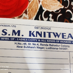 Business logo of S M Knitwear