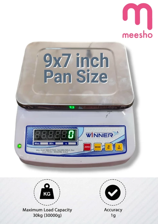 Winner 30kg weight scale premium quality uploaded by business on 5/7/2022