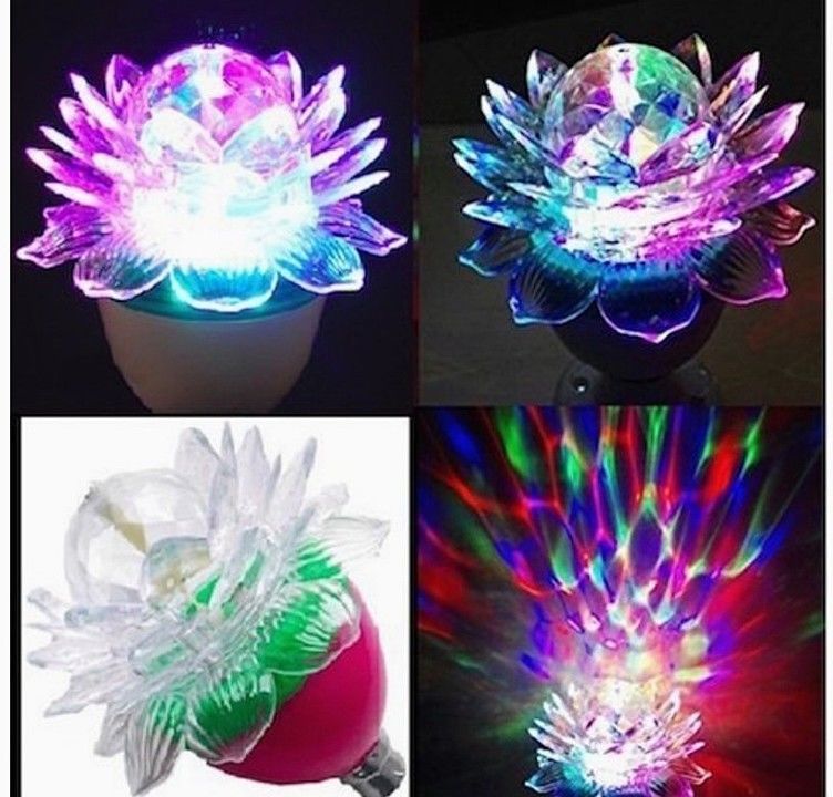 Rotating Lotus reflection lamp uploaded by business on 10/24/2020