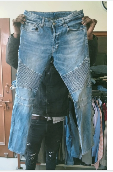 Post image Jeans 260  minimum order 100 piece Size :- 30 -32-34 only Fresh piece To DM to buy