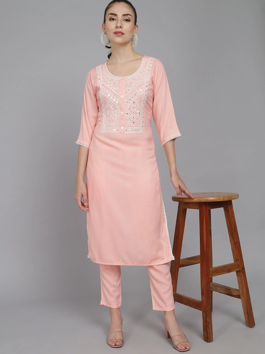 Post image Kurti plazzo set. Call or whatsapp 8882217779 for any query