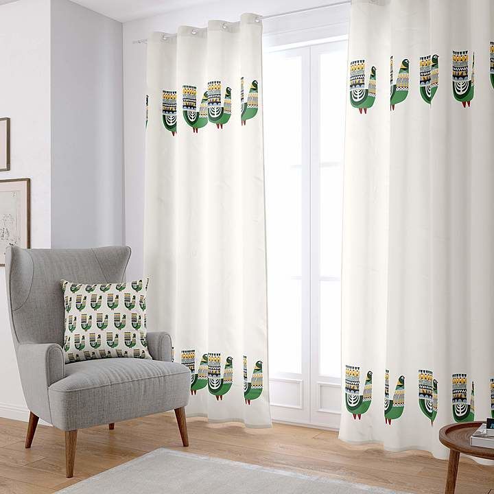 The Peacock in all Elegance 8feet by 4.5feet curtain uploaded by business on 10/24/2020