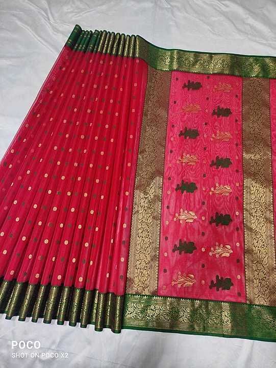 Post image Hey! Checkout my new collection called chanderi handloom saree .