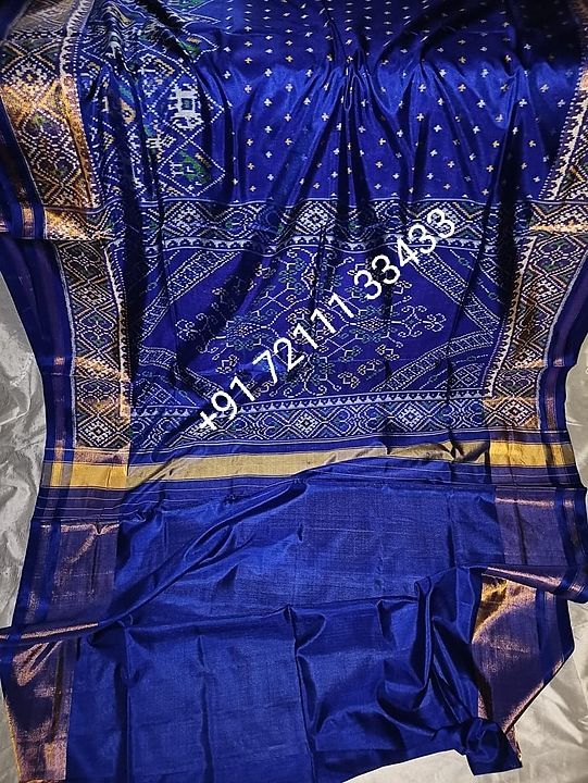 ORIGINAL Rajkoti patola pure 💯 silk material
 uploaded by business on 10/24/2020