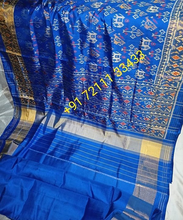 ORIGINAL Rajkoti patola pure 💯 silk material uploaded by business on 10/24/2020