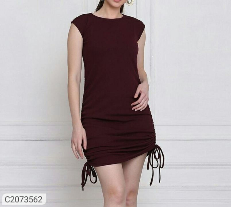*Catalog Name:* Women's Carrera Solid Bodycon Short Dress

*Details:*
Product Description: Women's C uploaded by Ekam online shopping on 5/8/2022