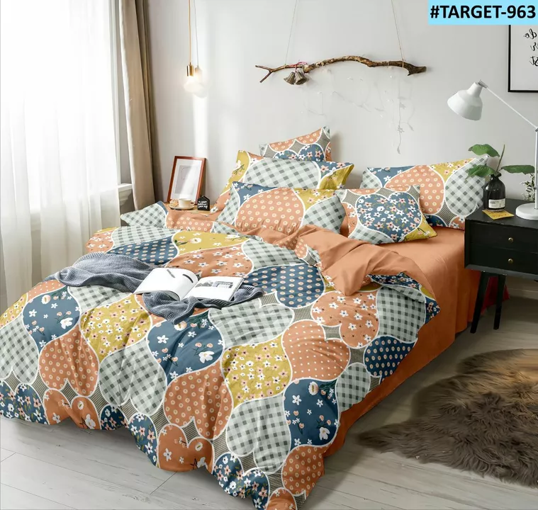 Post image Double Bedsheet with 2 pillow cover